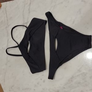 NWT Agent Provocateur Aleyna Bikini Set - Medium - Black